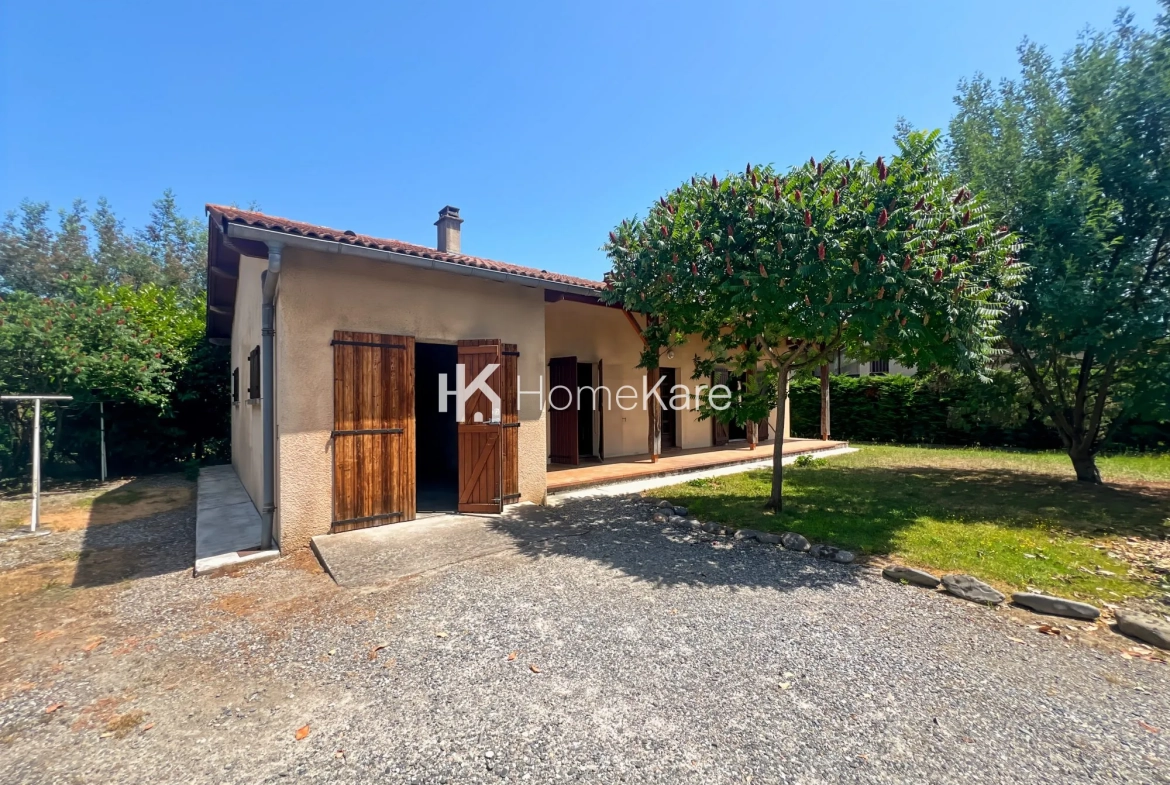 Charmante maison à vendre à Saint-Gaudens avec garage et jardin 