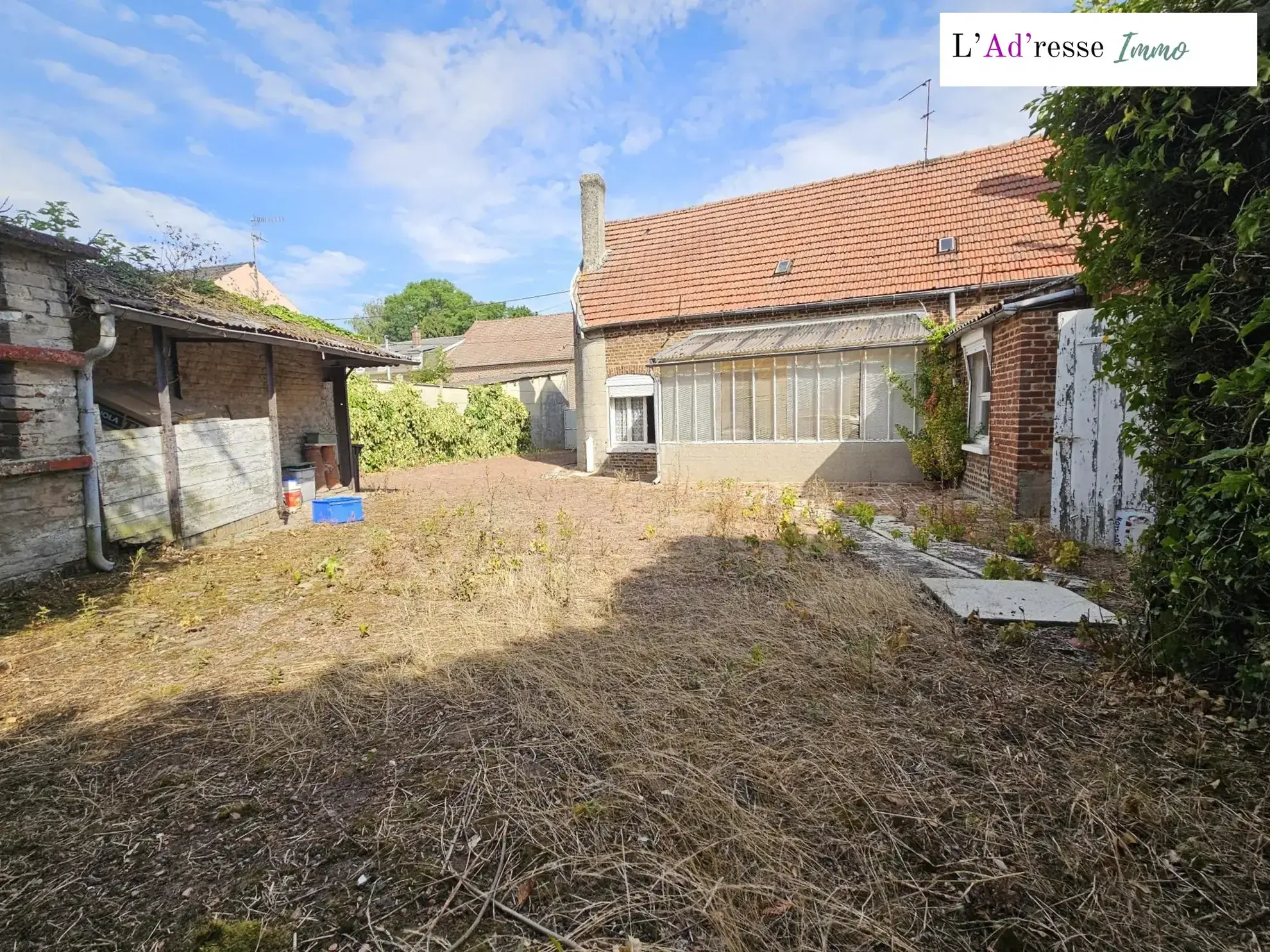 Maison à vendre à Boursies avec grand terrain et potentiel de rénovation 