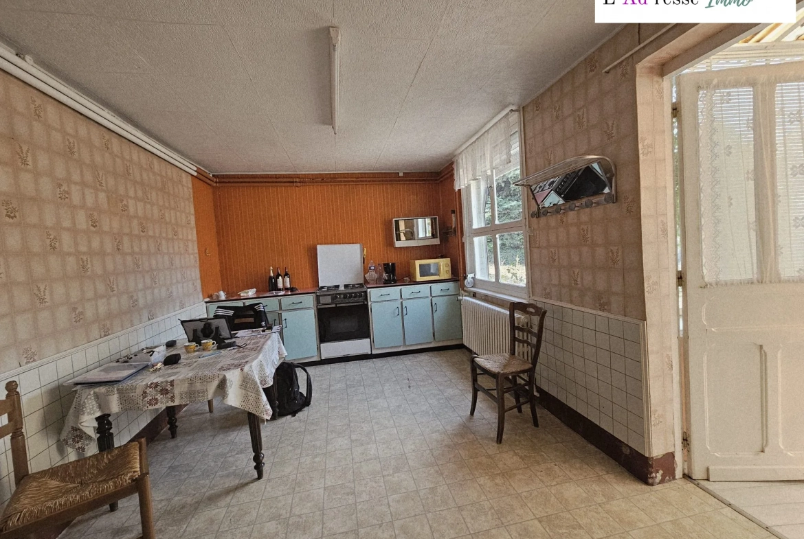 Maison à vendre à Boursies avec grand terrain et potentiel de rénovation 