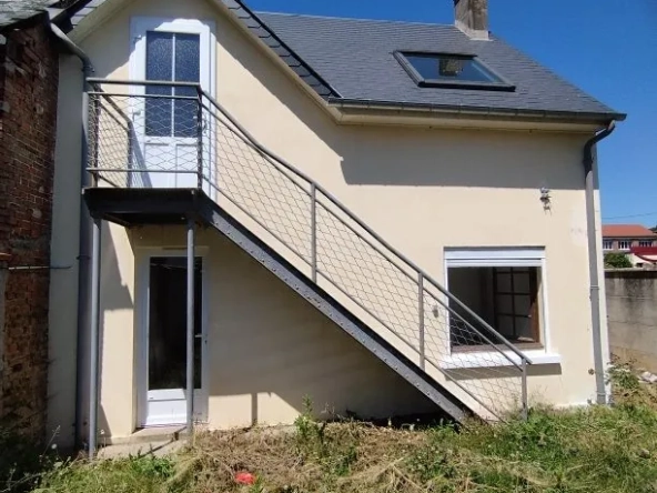 Maison rénovée de 2 chambres avec jardin proche de la mer à Bethencourt-sur-Mer