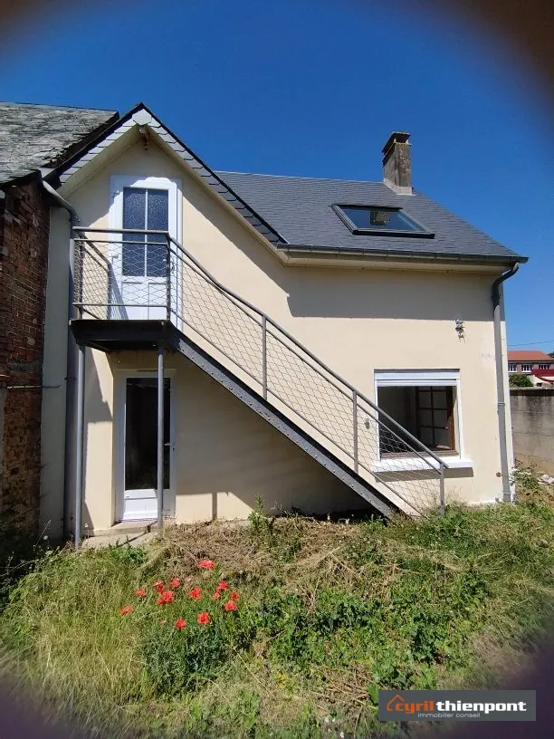 Maison rénovée de 2 chambres avec jardin proche de la mer à Bethencourt-sur-Mer