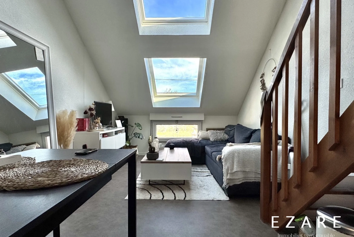 À vendre duplex lumineux avec stationnement à Dijon proche facultés et CHU 
