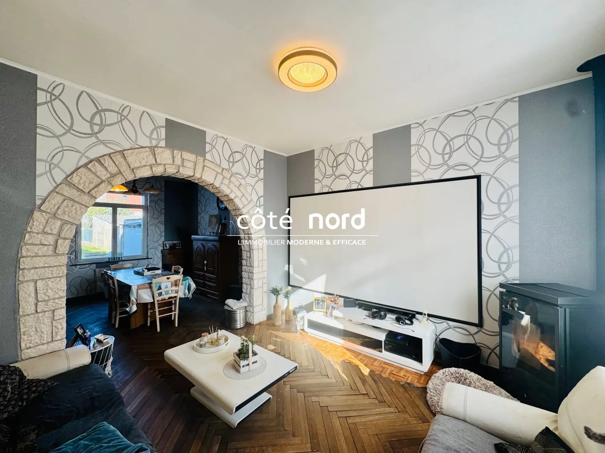 Maison de ville semi-individuelle à Caudry avec jardin et garage - 3 chambres 