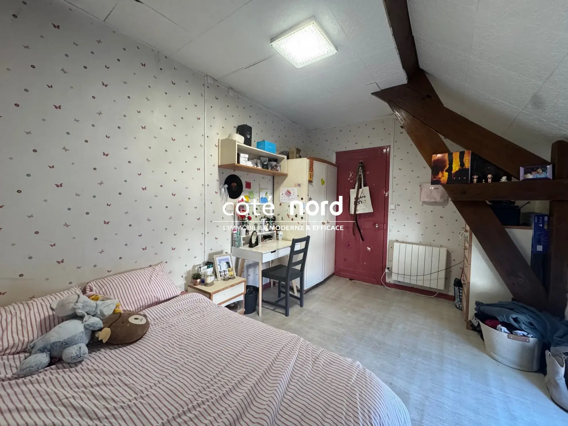 Maison de ville semi-individuelle à Caudry avec jardin et garage - 3 chambres 