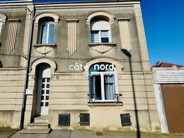Maison de ville semi-individuelle à Caudry avec jardin et garage - 3 chambres