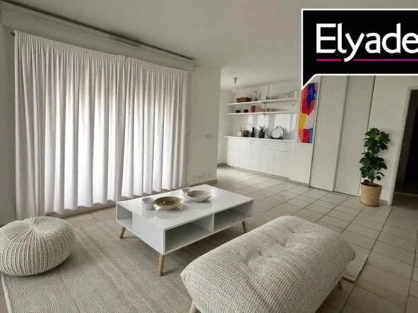 A vendre appartement T3 de 62,30 m² à Bègles, proche tramway, balcon, parking sécurisé