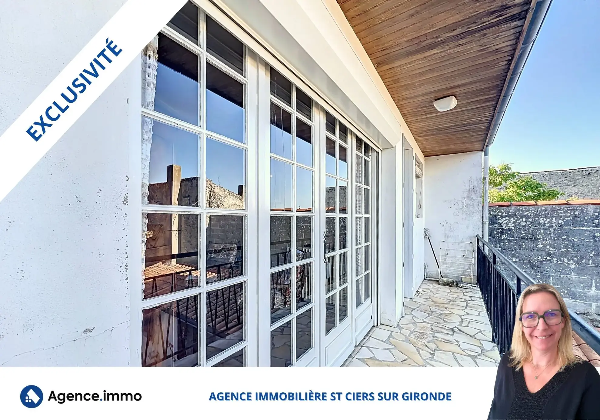 Immeuble de rapport à Saint-Ciers-sur-Gironde avec locaux loués et garages, excellente opportunité d’investissement 