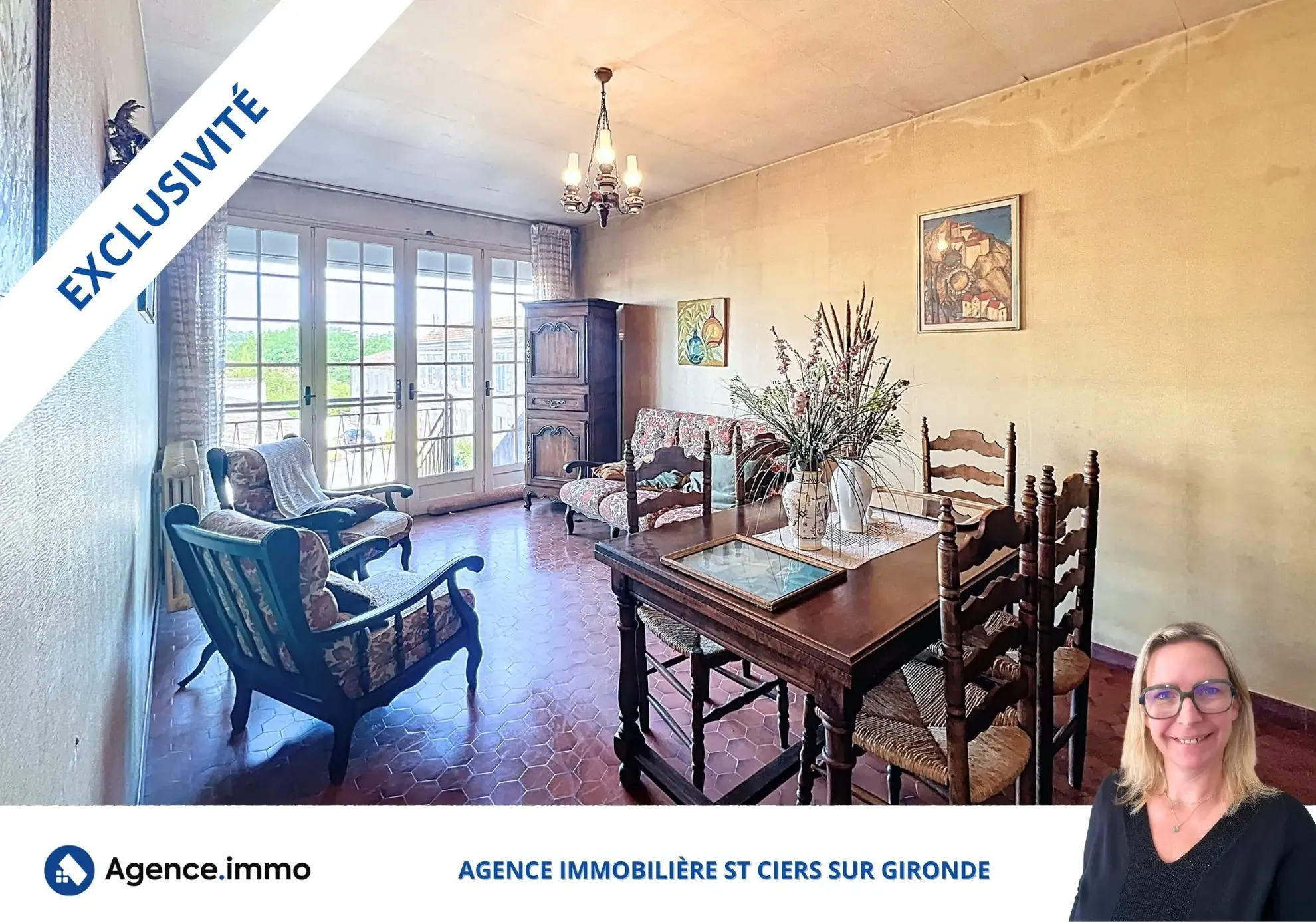 Immeuble de rapport à Saint-Ciers-sur-Gironde avec locaux loués et garages, excellente opportunité d’investissement 
