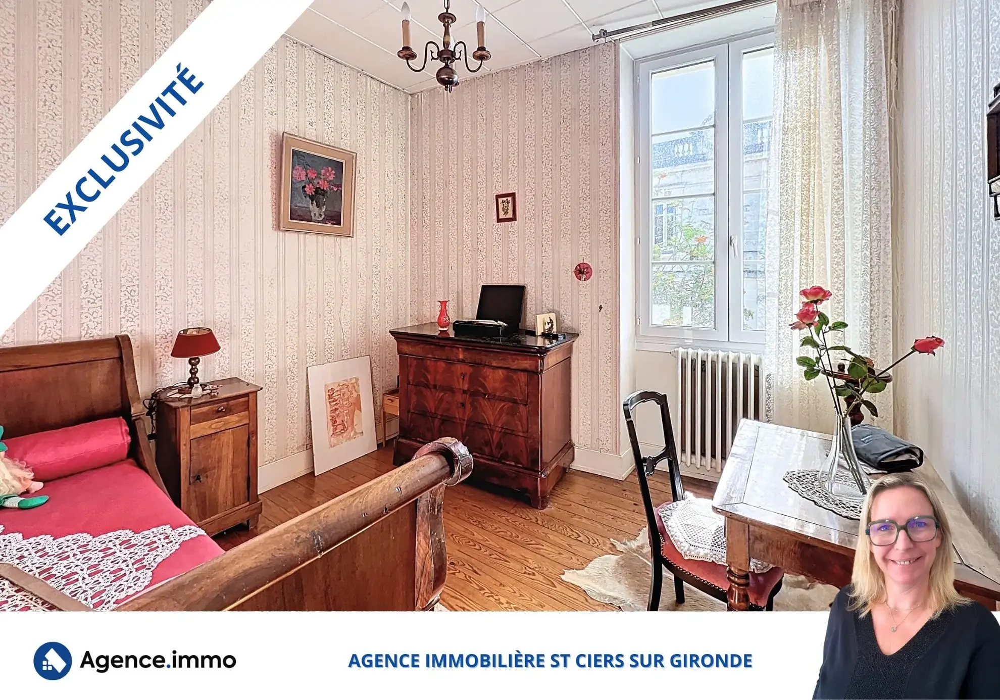 Immeuble de rapport à Saint-Ciers-sur-Gironde avec locaux loués et garages, excellente opportunité d’investissement 
