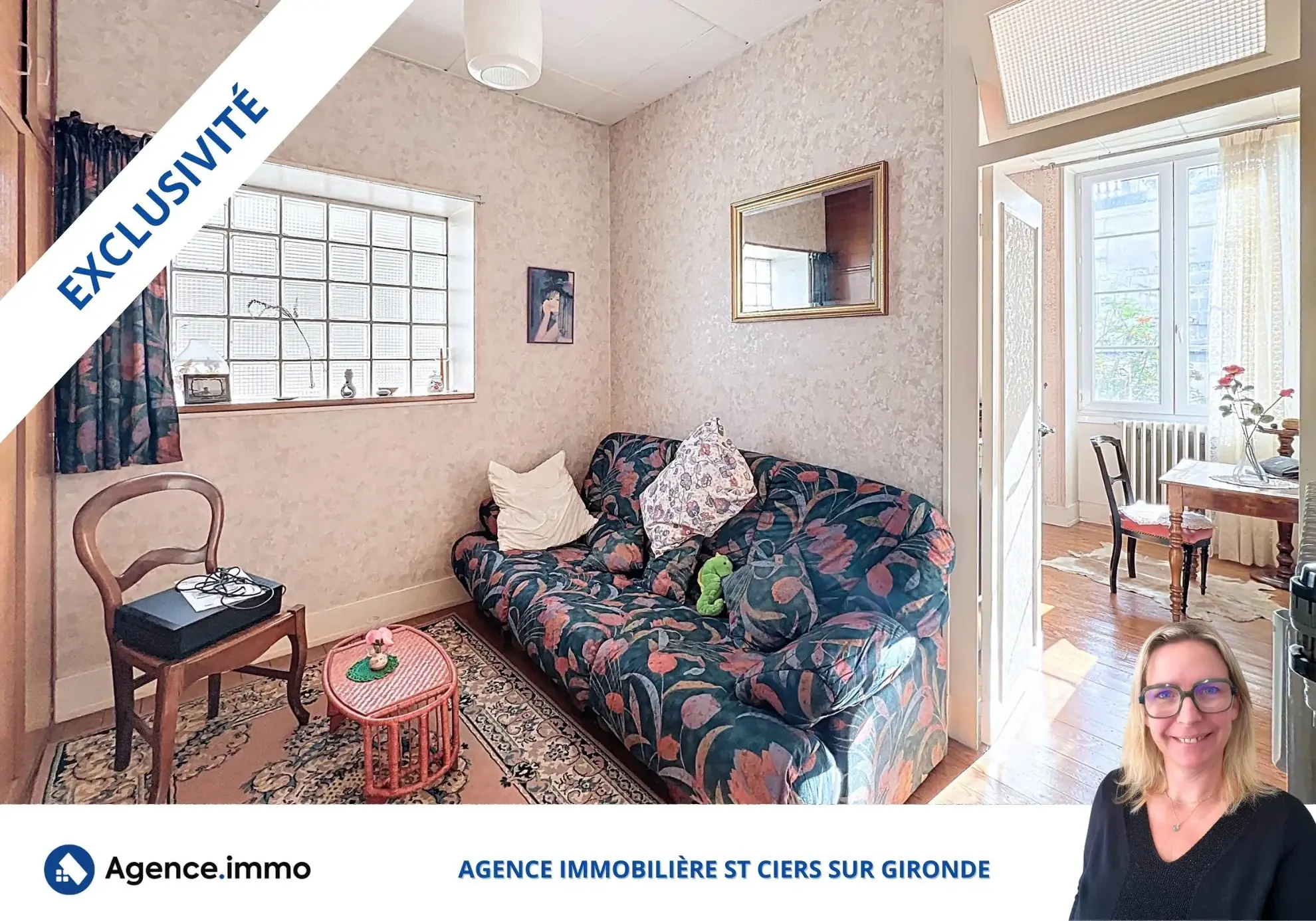 Immeuble de rapport à Saint-Ciers-sur-Gironde avec locaux loués et garages, excellente opportunité d’investissement 