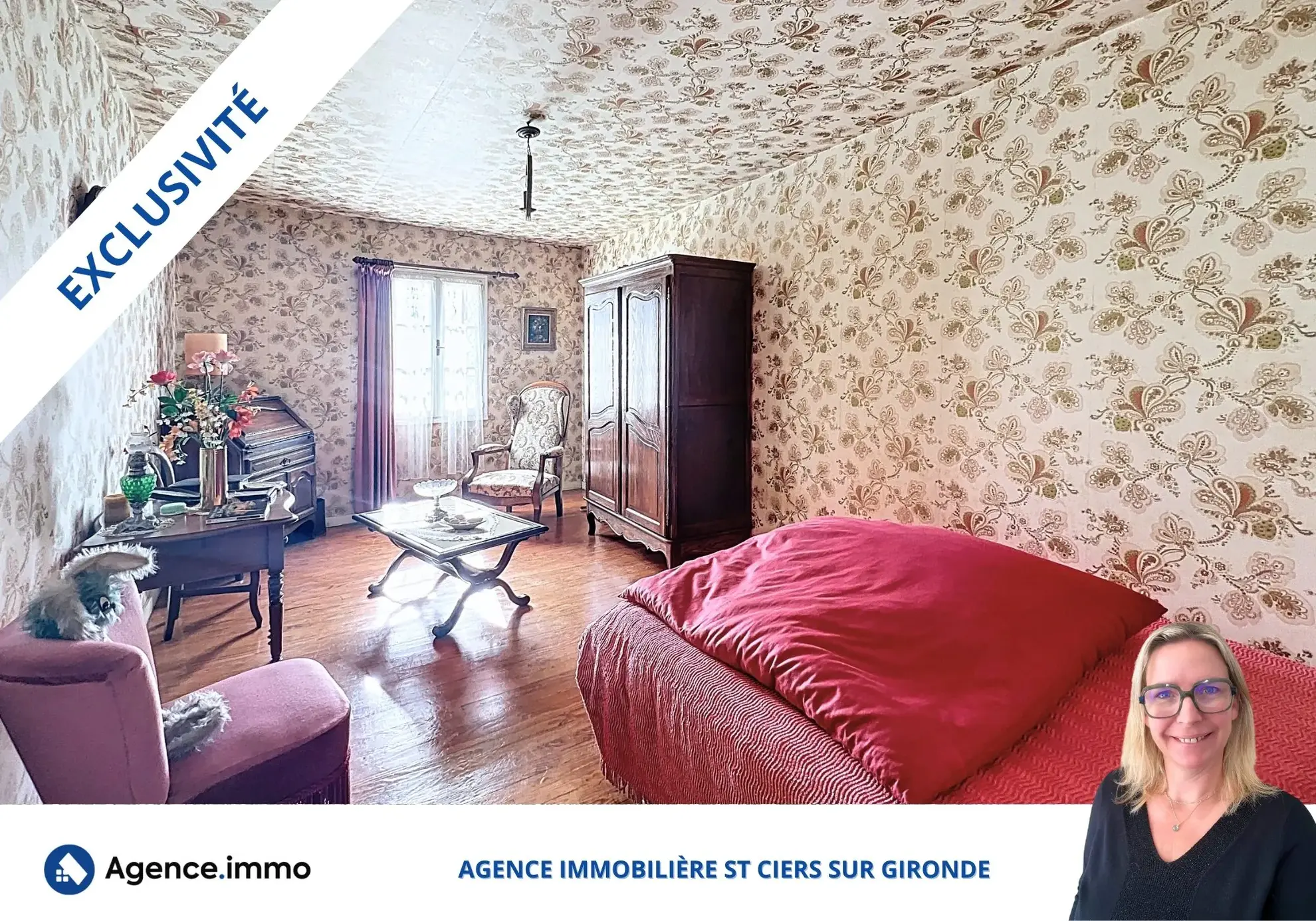 Immeuble de rapport à Saint-Ciers-sur-Gironde avec locaux loués et garages, excellente opportunité d’investissement 