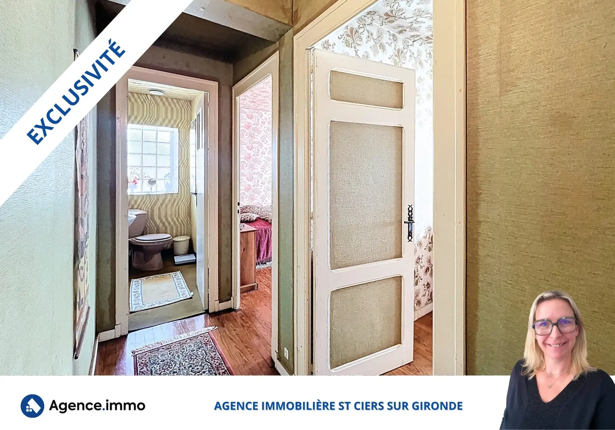 Immeuble de rapport à Saint-Ciers-sur-Gironde avec locaux loués et garages, excellente opportunité d’investissement 