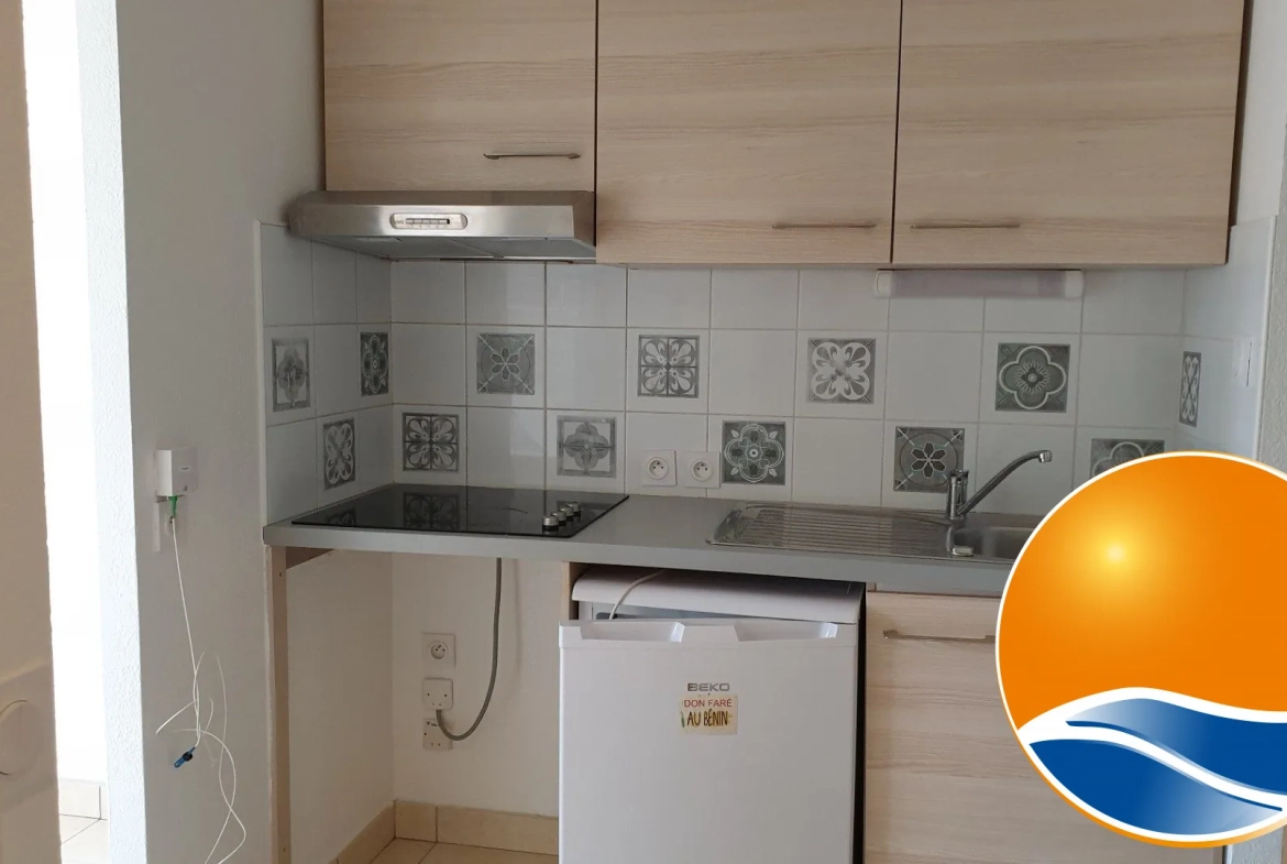Appartement T1 avec terrasse et parking à Saint-Laurent-de-la-Salanque 