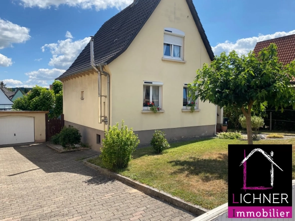 Maison individuelle à vendre à Freyming-Merlebach, 77 m² avec terrain clos