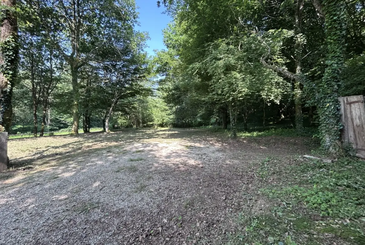 Charmante maison en pierre avec terrain arboré à Monceaux-sur-Dordogne 