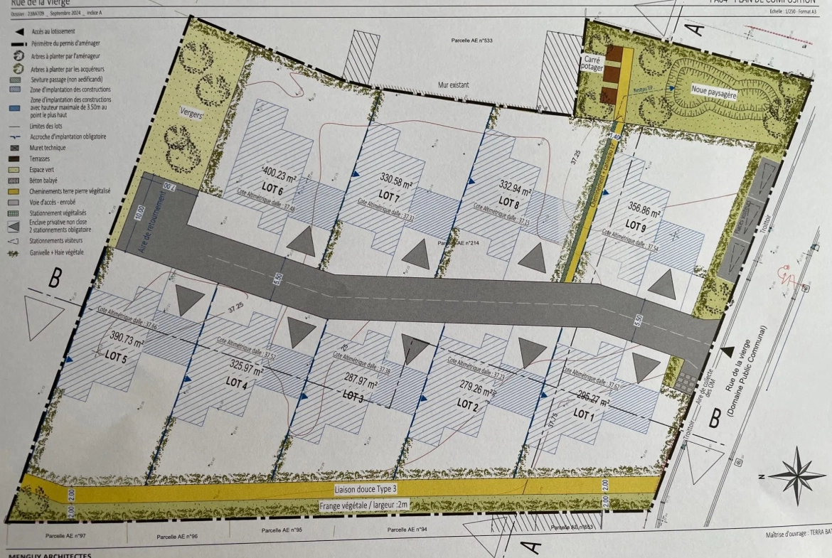 Terrains constructibles à Auray (56) - Lotissements viabilisés à proximité du centre-ville 