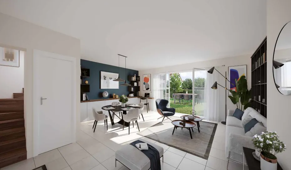 Appartement 2 pièces neuf à Thionville (57100) livré en 2026 avec parking et balcon 
