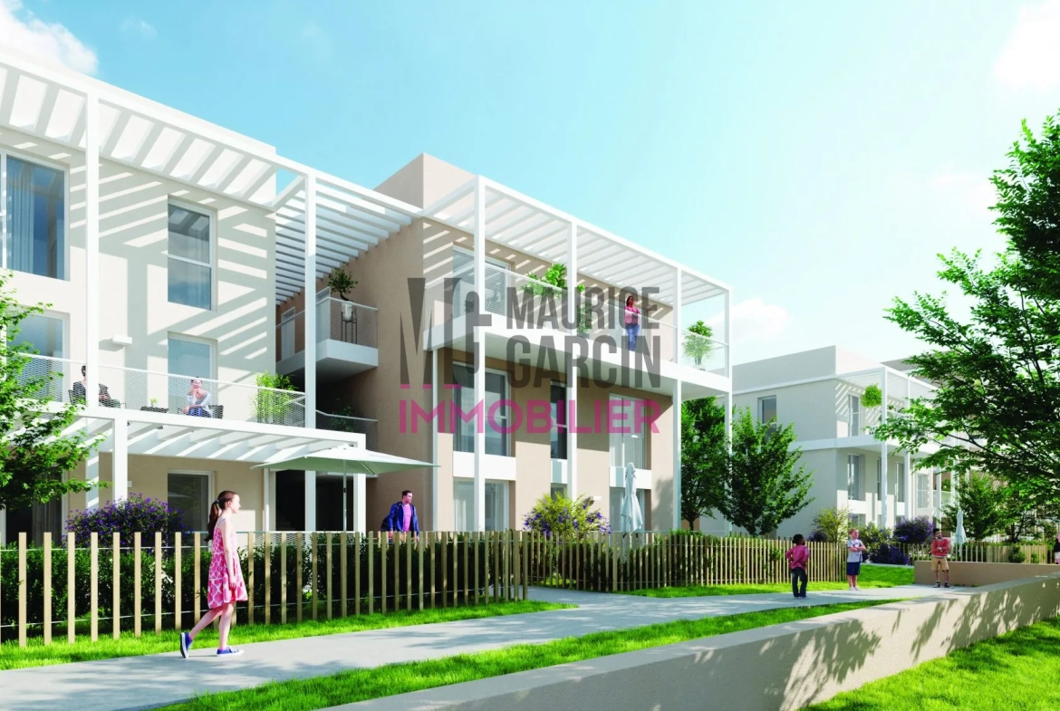 Appartements T3 Neufs à Monteux à partir de 194 000 € dans le programme Les Jardins Harmonia 
