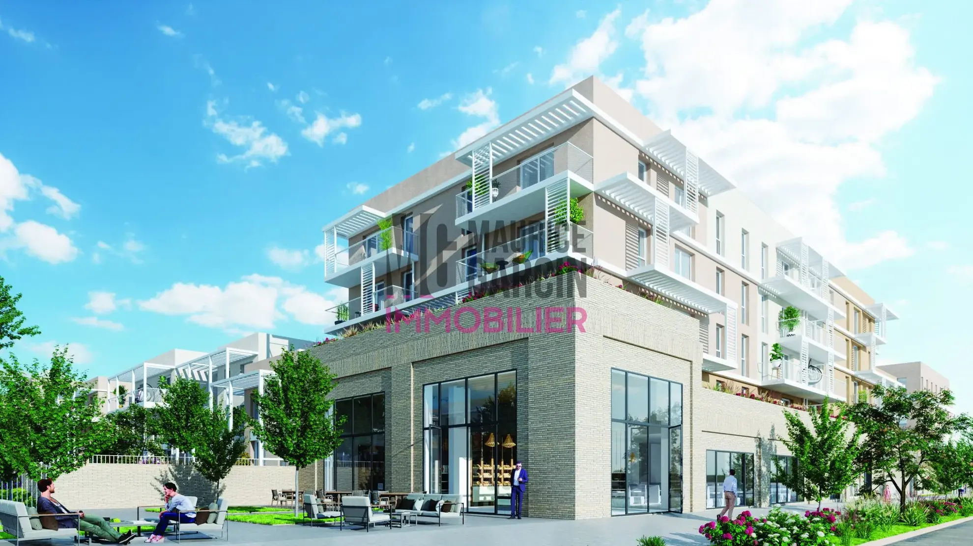 Appartements T3 Neufs à Monteux à partir de 194 000 € dans le programme Les Jardins Harmonia 