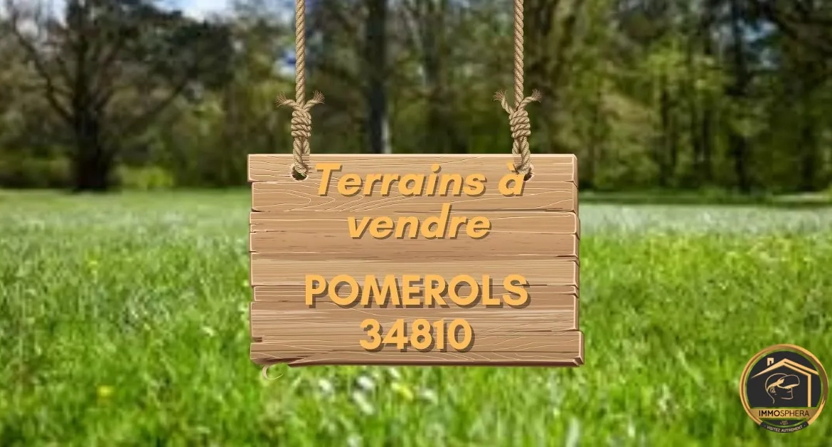 Terrain à vendre à Pomérols – Lotissement Les Camélias, calme et nature 