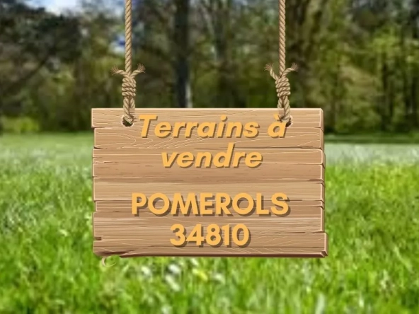 Terrain à vendre à Pomérols – Lotissement Les Camélias, calme et nature