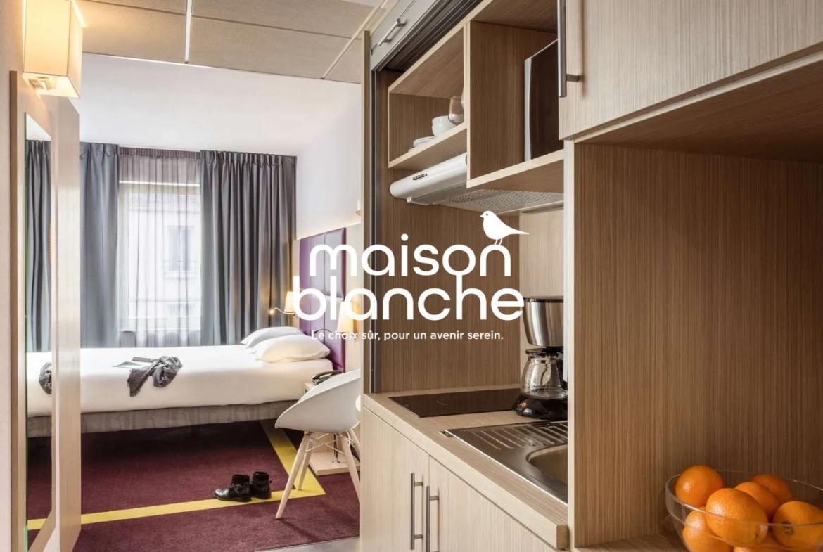 Studio meublé à Malakoff 22,98 m² - Investissement LMNP sécurisé 