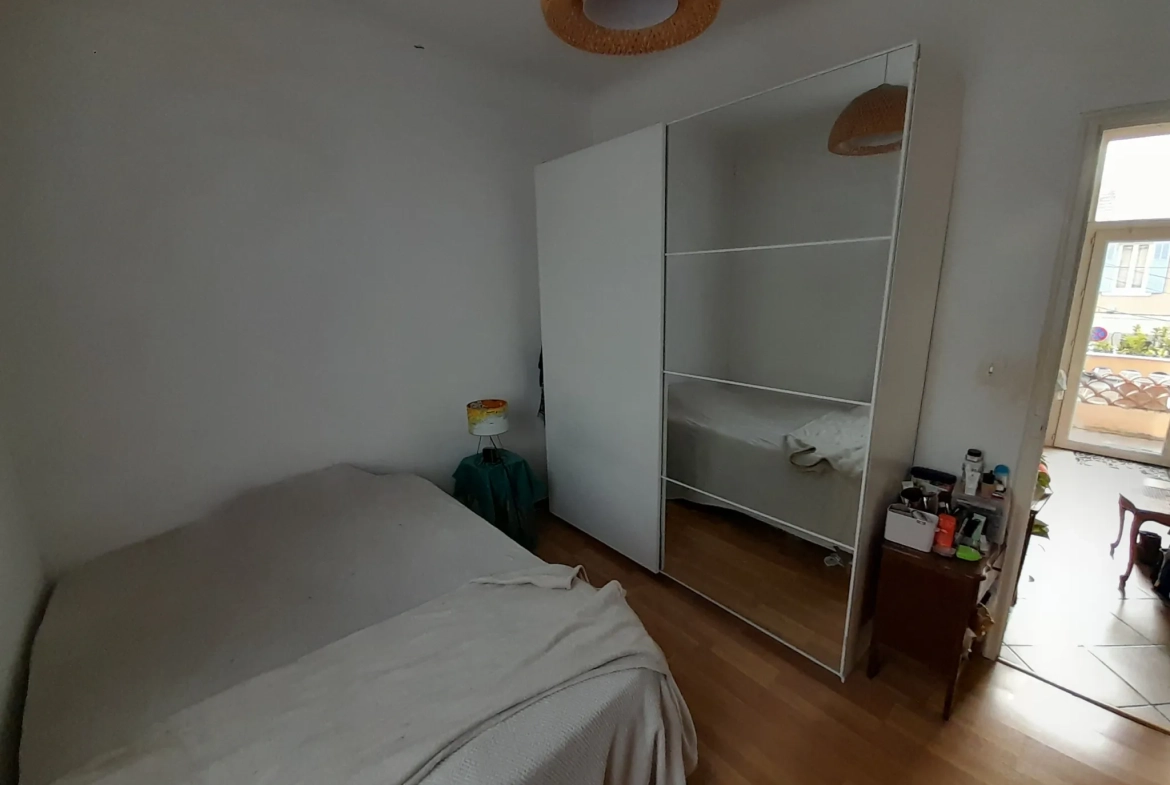 Investissement locatif à Toulon - T2 dernier étage loué dans quartier calme 