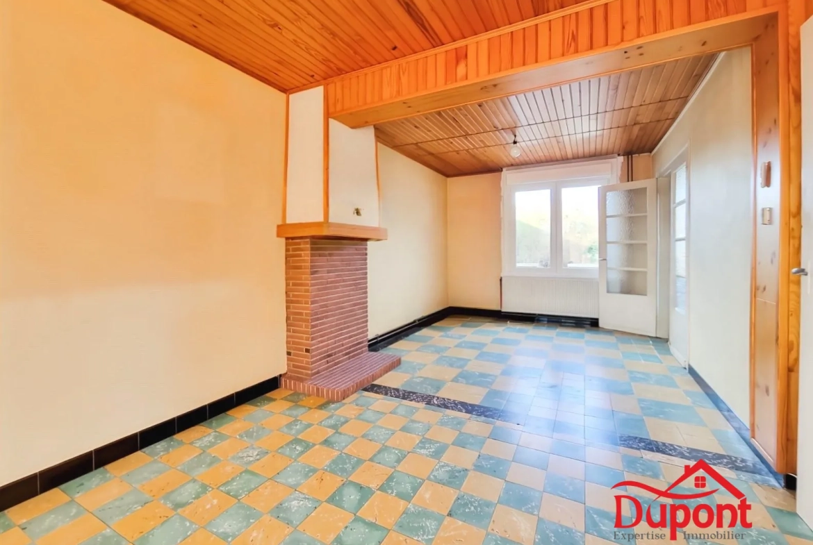 Maison mitoyenne de 90 m² avec jardin et garage à Neuville-Saint-Rémy 