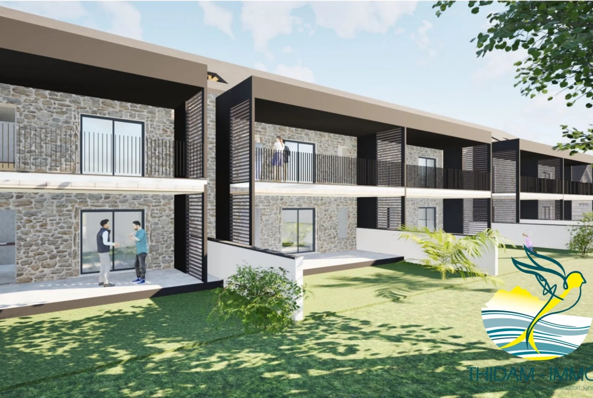 Non contractuelle Appartement T2 récent avec terrasse à Coarraze - Livraison 2025 