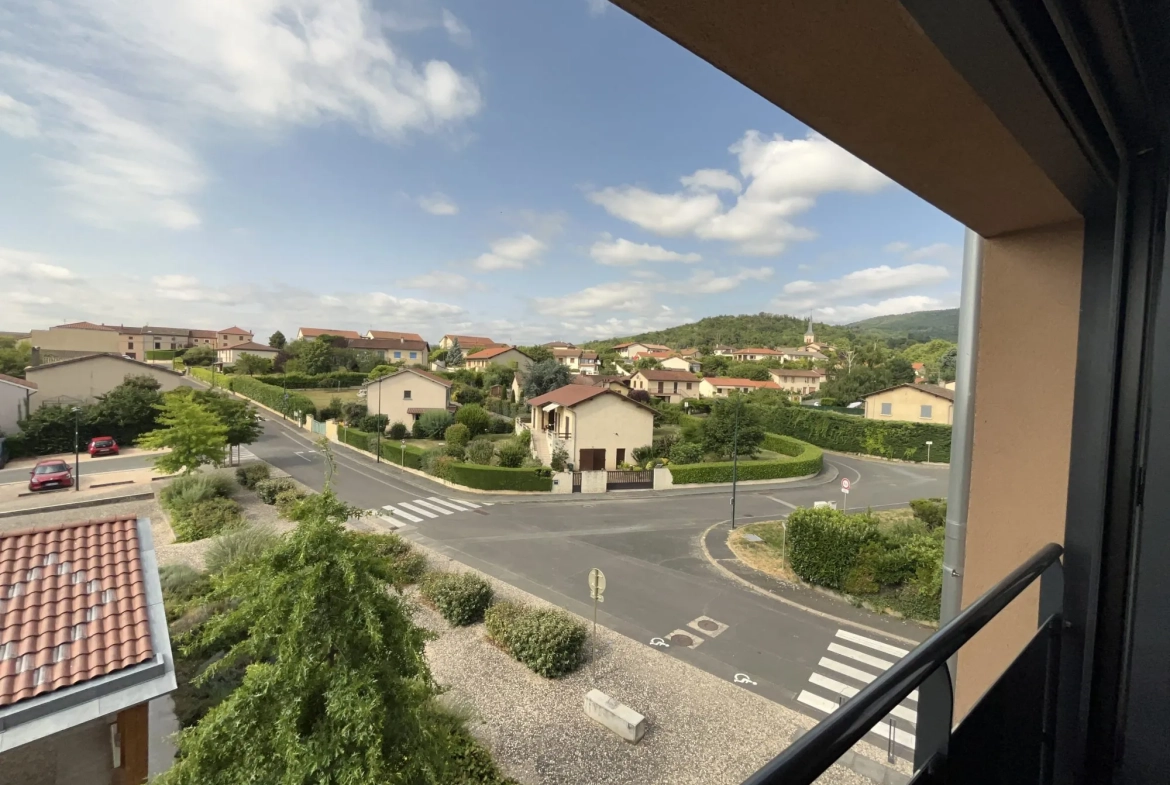 Appartement T3 récent de 69m² avec garage à Odenas 