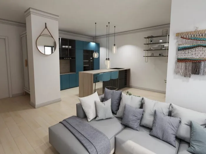 Appartement 2 pièces neuf avec grande terrasse en Attique à Oberhoffen-sur-Moder 