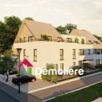 Appartement 2 pièces neuf avec grande terrasse en Attique à Oberhoffen-sur-Moder
