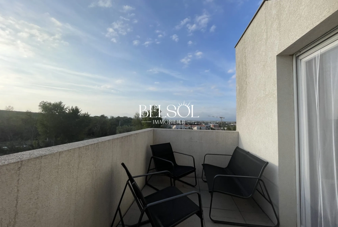 Appartement T4 de 83 m² avec terrasse et parking à Perpignan - Secteur Porte d'Espagne 