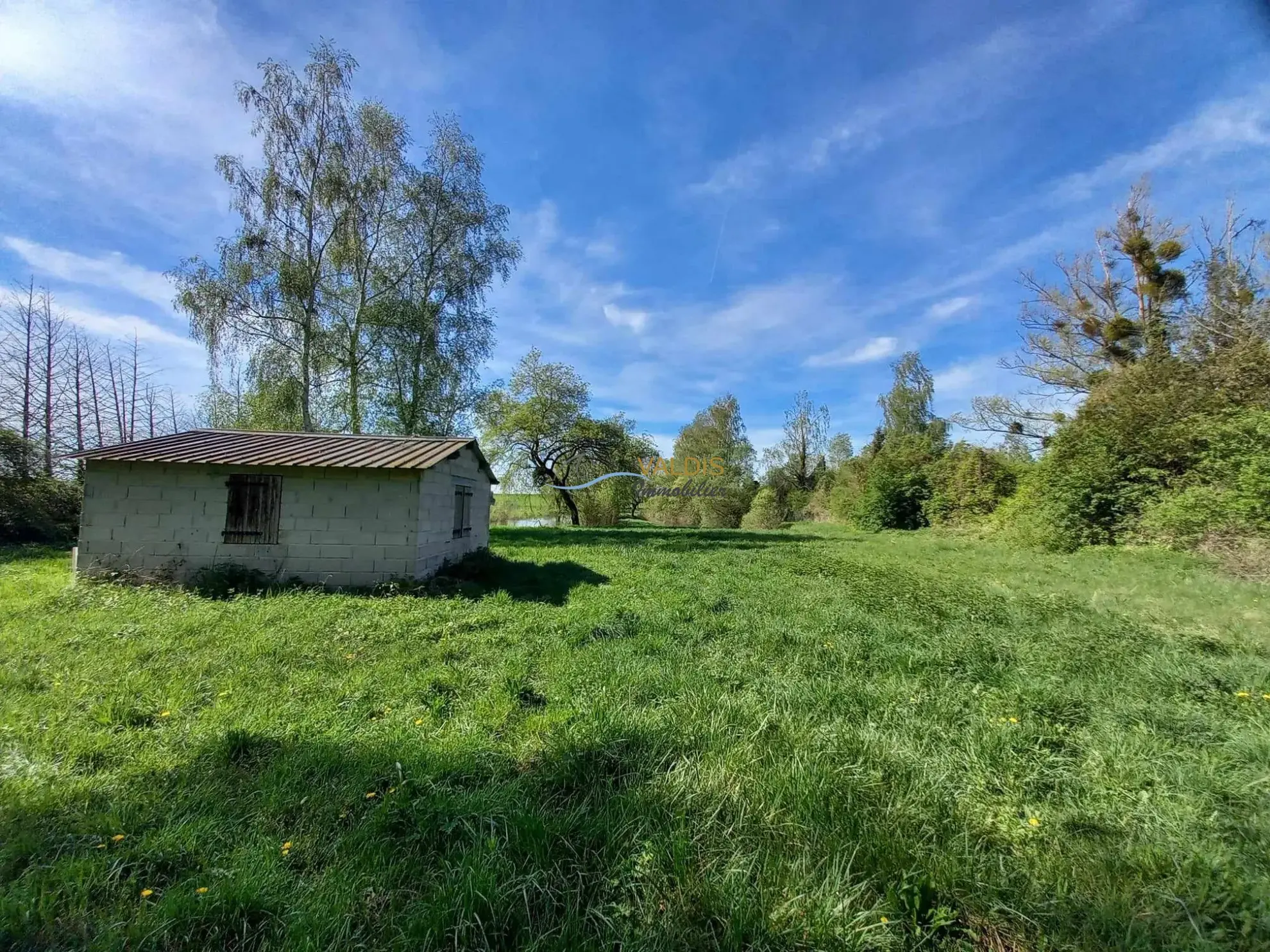 Terrain de 1,38 hectare avec deux étangs en Sissonne (02) 