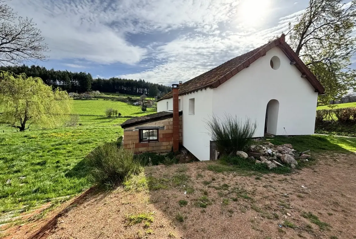 Maison rénovée de 160 m² à Aigueperse, calme et vue dégagée 