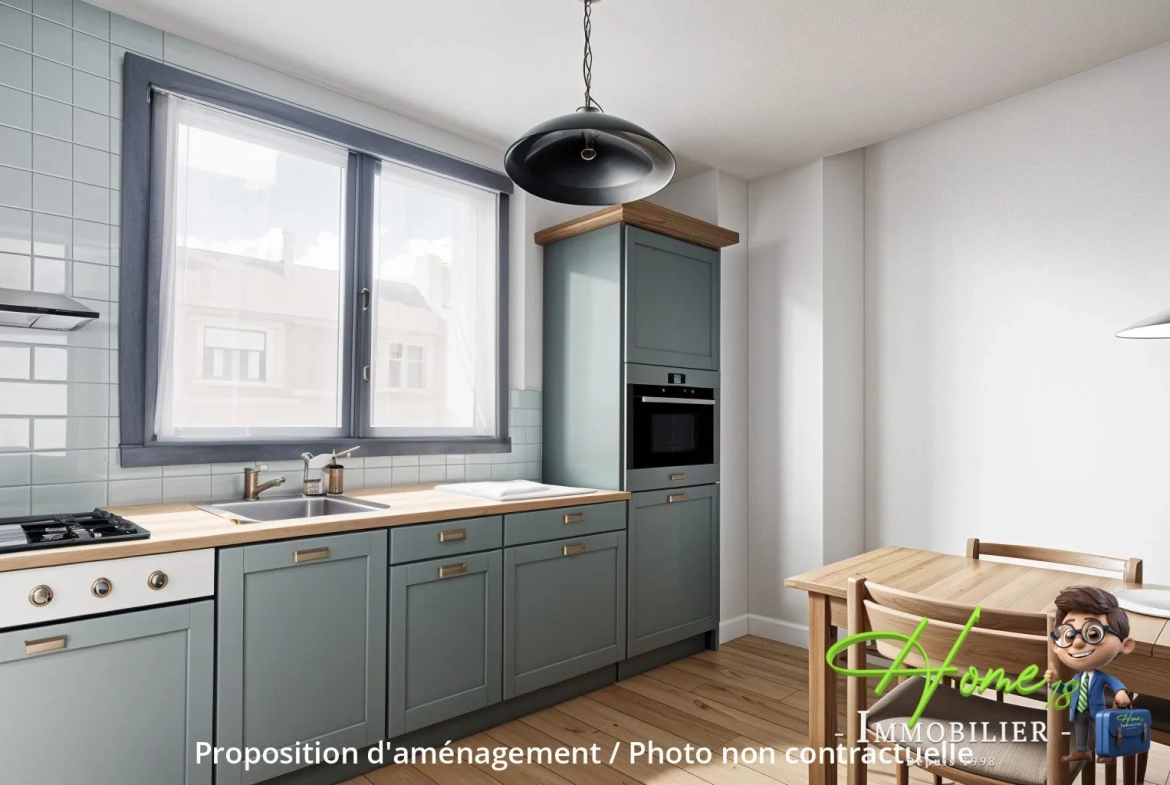 Appartement T3 à vendre à Bourges dans le quartier Avaricum – 76,75 m² 