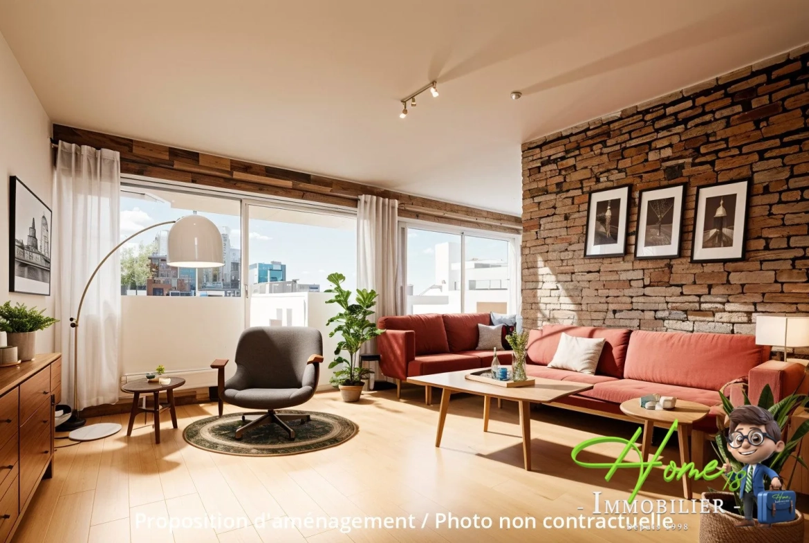 Appartement T3 à vendre à Bourges dans le quartier Avaricum – 76,75 m² 
