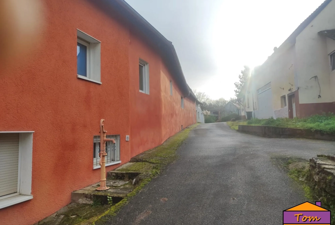 Maison familiale avec appartement loué proche frontière allemande 