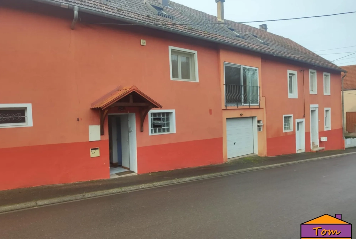 Maison familiale avec appartement loué proche frontière allemande 