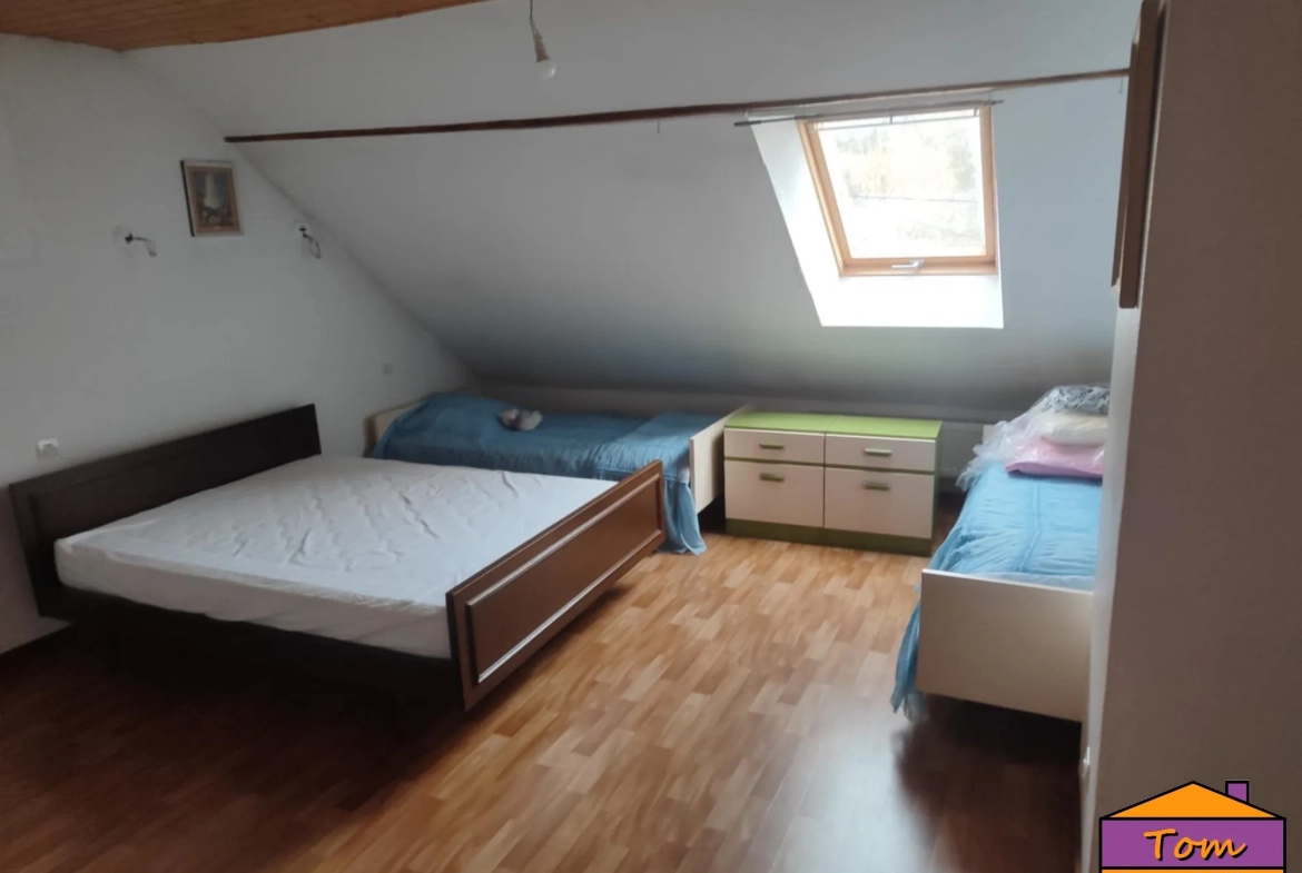 Maison familiale avec appartement loué proche frontière allemande 