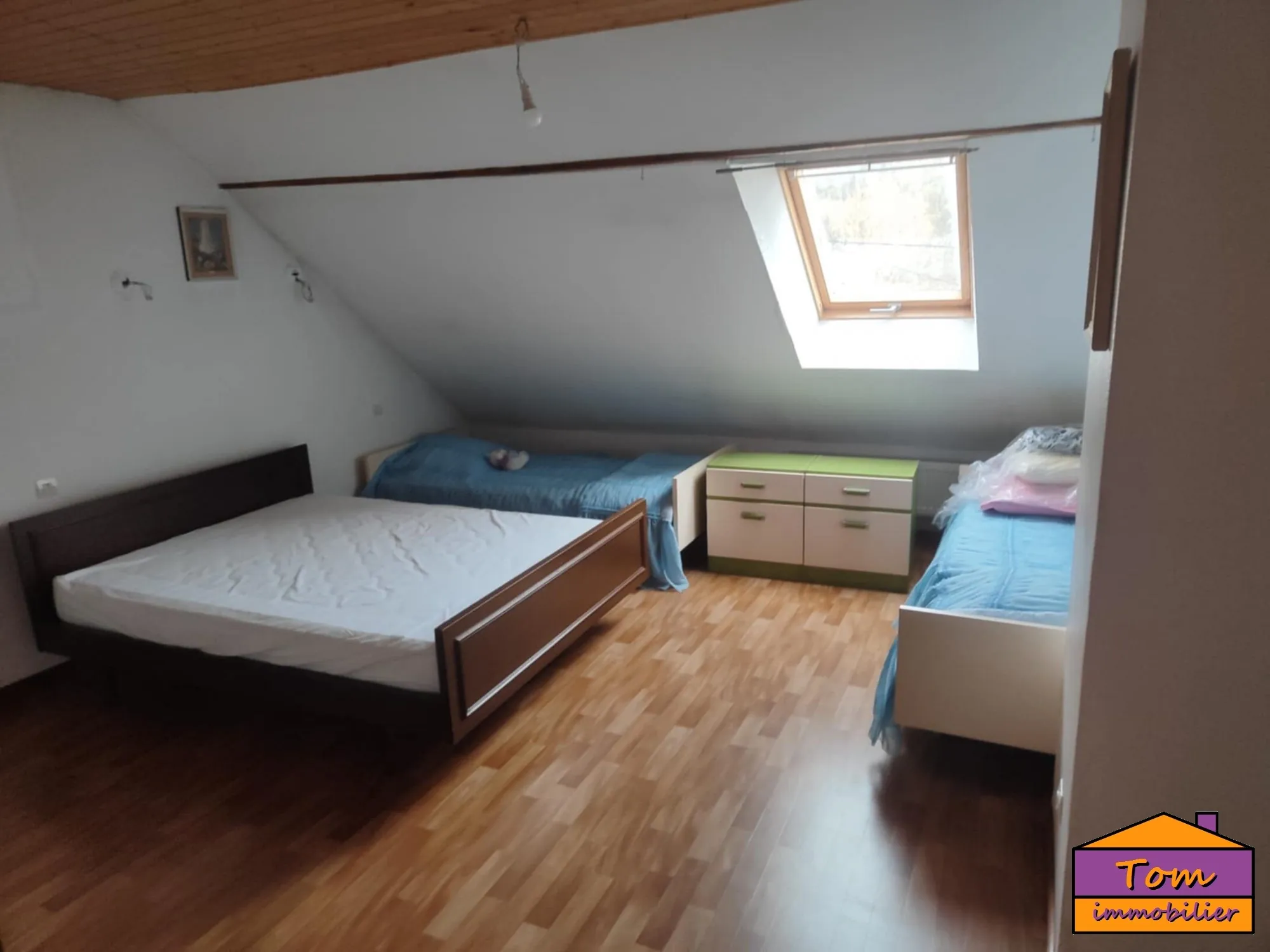 Maison familiale avec appartement loué proche frontière allemande 