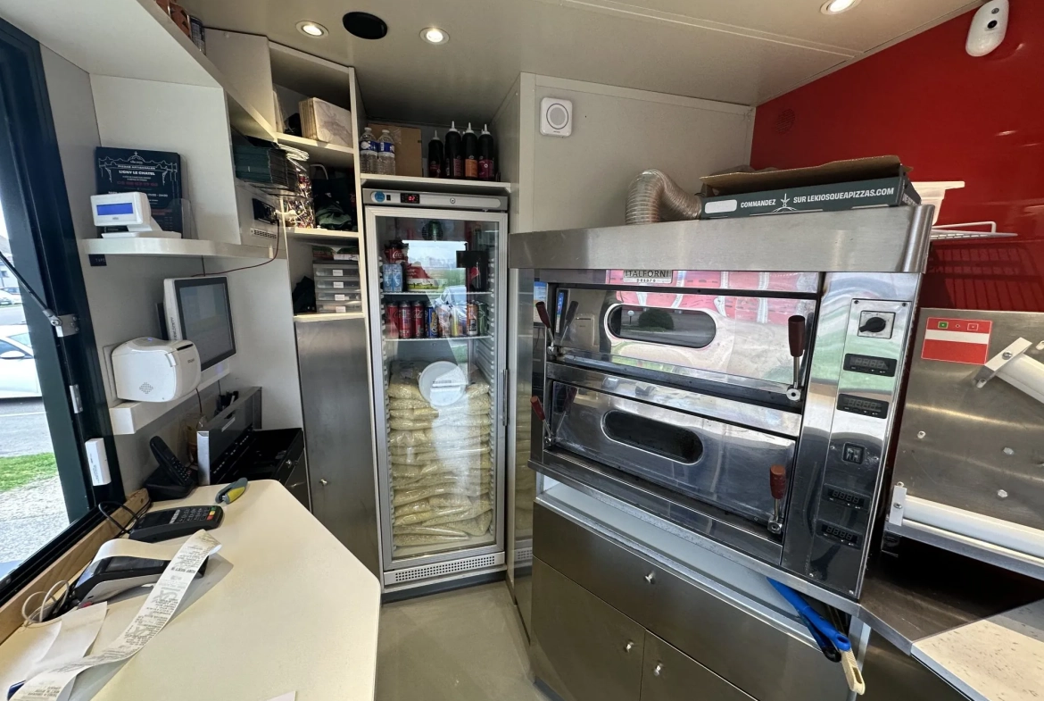 À vendre kiosque à pizza à Ligny-le-Châtel avec fort potentiel de rentabilité 