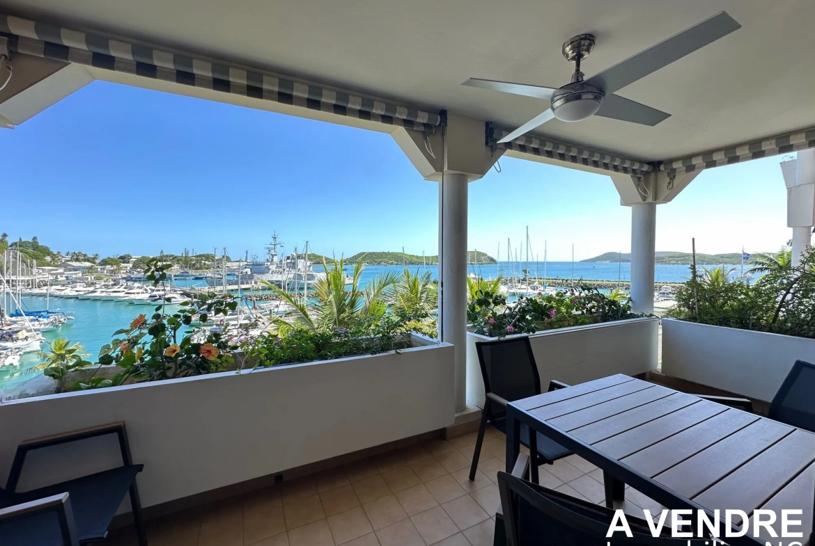 Appartement T2 de standing avec vue mer à Nouméa - Baie des Citrons 