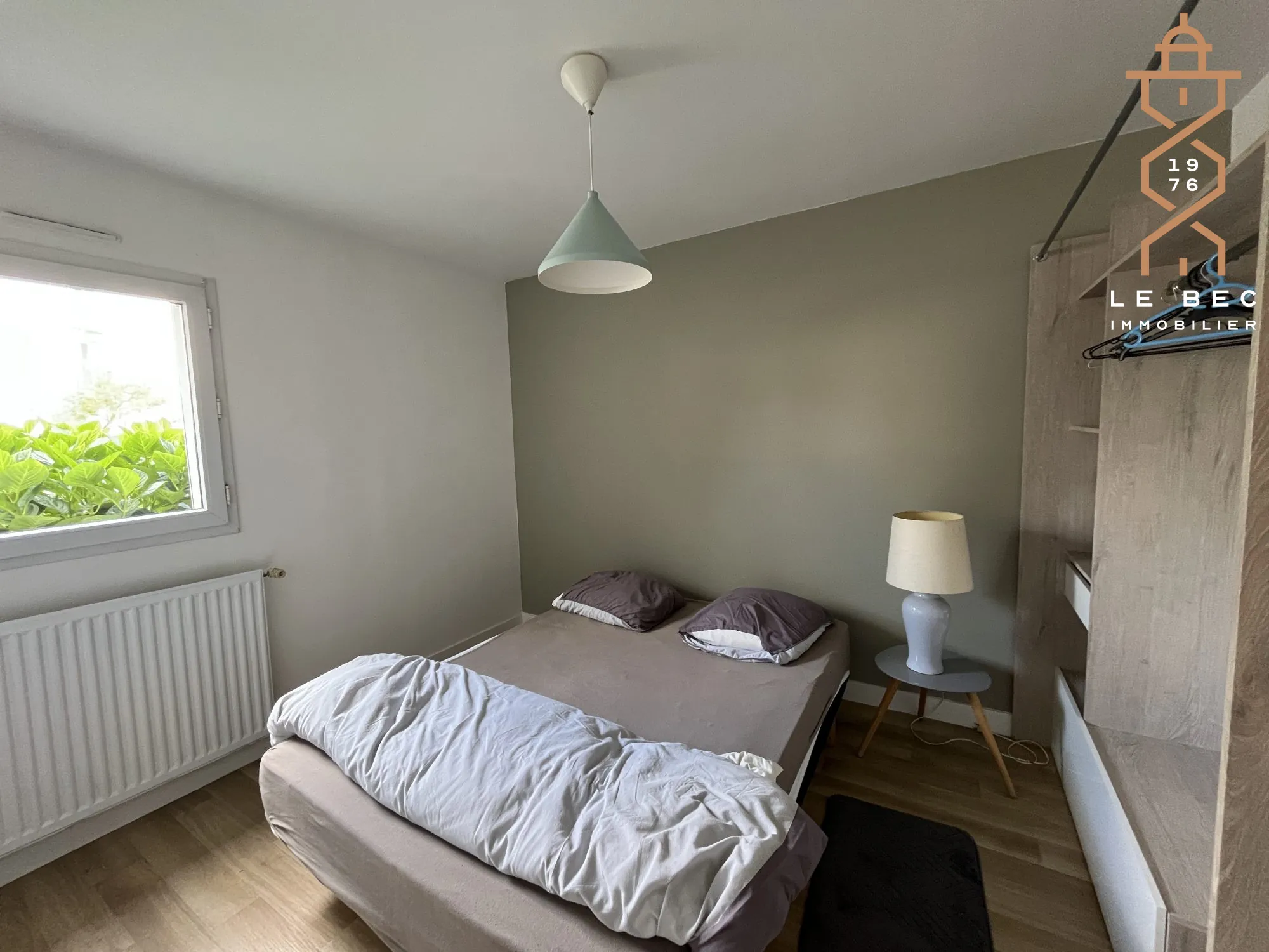 Vannes Ouest T2 avec jardin et terrasse – Petite copropriété 