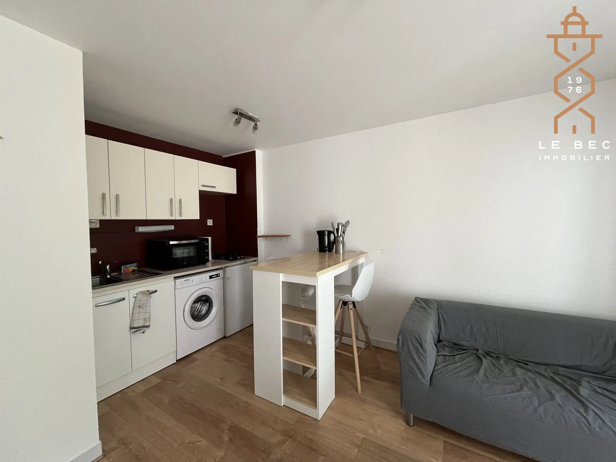 Vannes Ouest T2 avec jardin et terrasse – Petite copropriété 