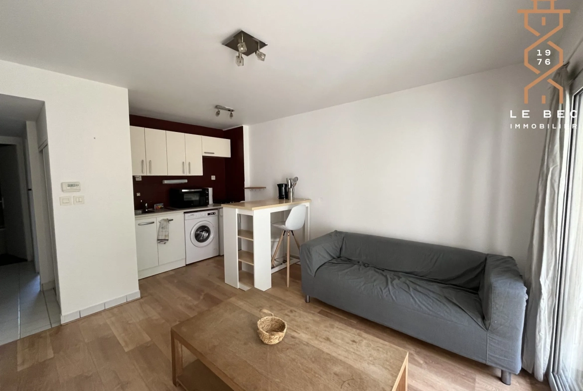 Vannes Ouest T2 avec jardin et terrasse – Petite copropriété 