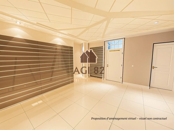 Local commercial en centre-ville de Montauban - 40 m² avec cave et cour privée