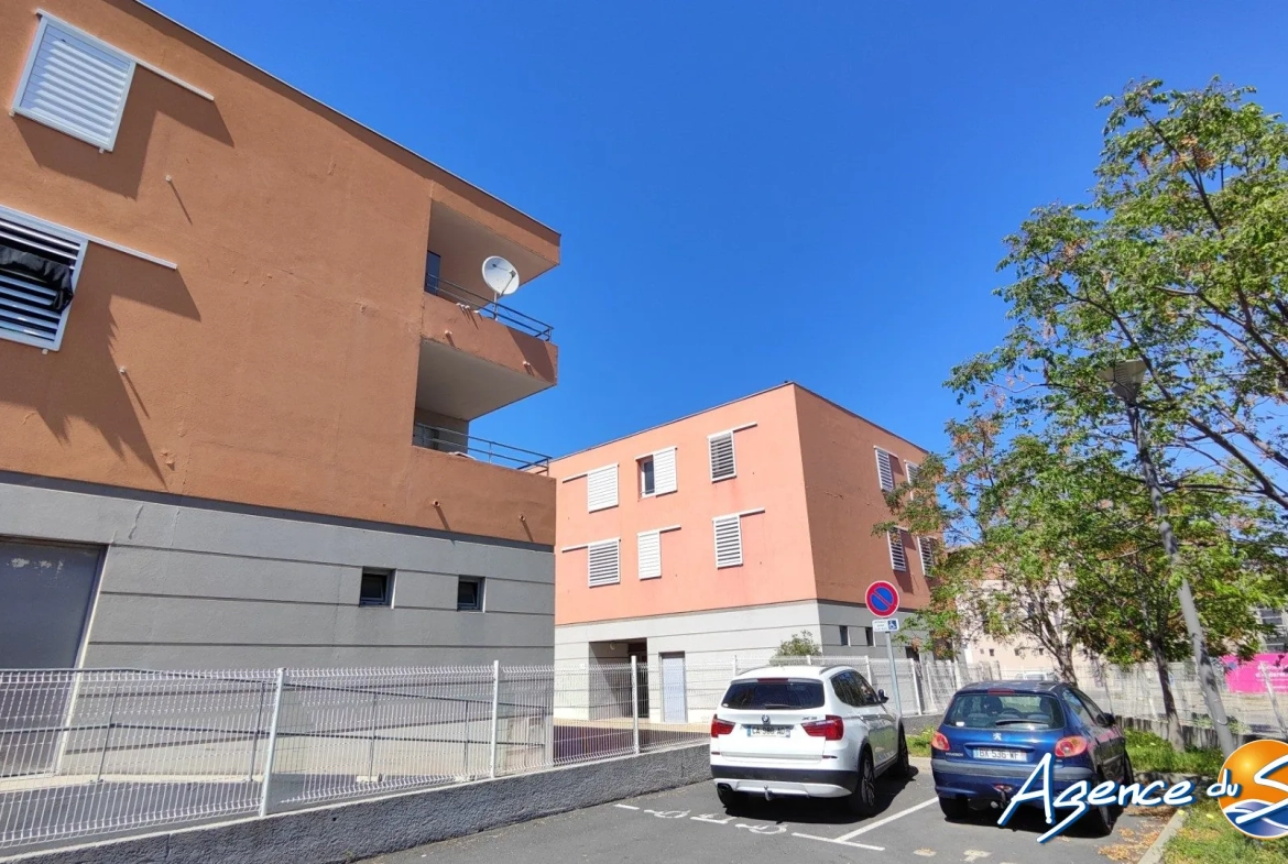 Appartement T3 à Béziers avec parking, vue dégagée, à vendre 