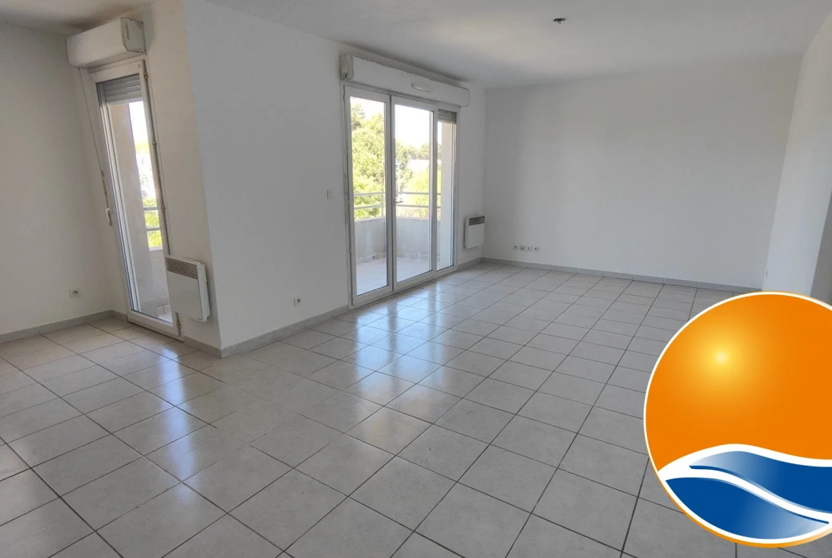Appartement T3 à Béziers avec parking, vue dégagée, à vendre 