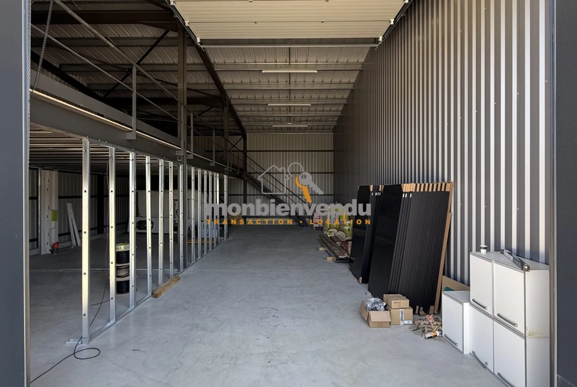 Dépôt neuf de 222 m² à vendre à Ytrac, emplacement stratégique 